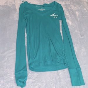 Blue Aeropostal long sleeve shirt